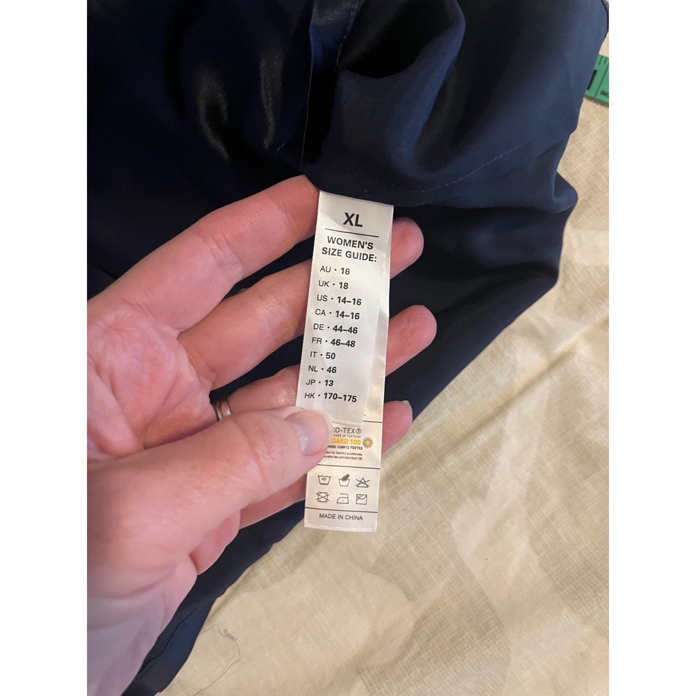 Lilysilk Navy Blue 100% Pure Mulberry Silk Pajama Set XL NWT Luxury Sleepwear - Picture 6 of 11